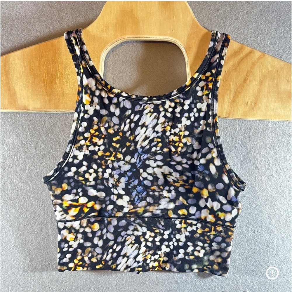 529 | Lululemon Align Floral Abstract Print Cropped Athletic Tank Women (Best)4
